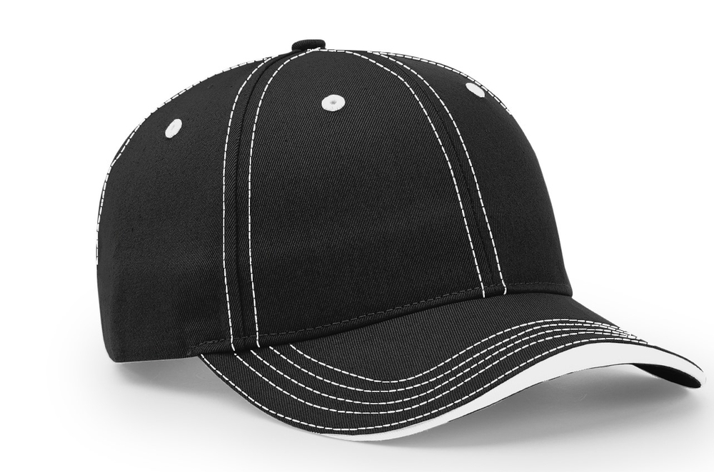 Richardson Trucker Hat Catfish B Embroidery Design Polyester Mesh Baseball  Cap Snaps Heather Gray/Black Design Only at  Men's Clothing store