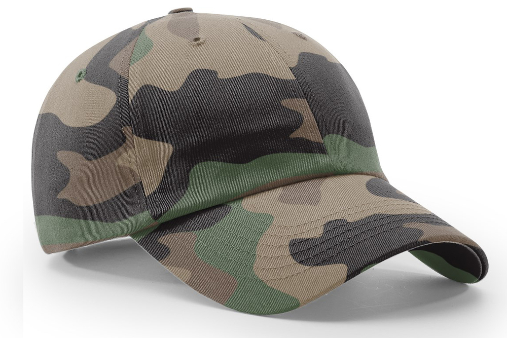 Richardson Hats: Relaxed Camo 6-Panel Cap | Custom Blank Caps & Hats