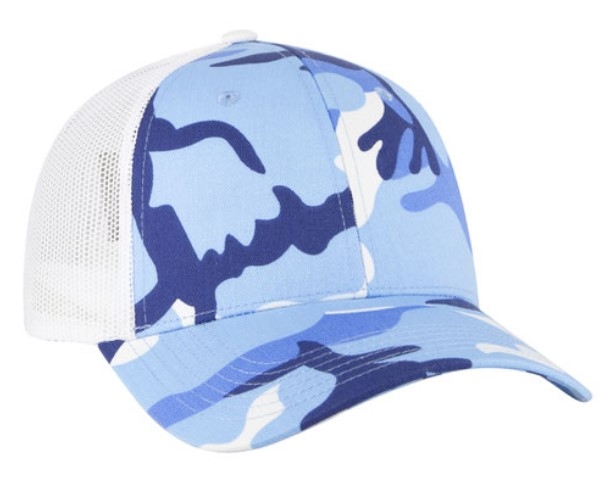 OTTO CAP Camouflage 6 Panel Low Profile Mesh Back Trucker Hat(OSFM - Adult)