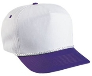 Cobra Caps: We Offer 5-Panel Two Tone Twill Golf Cap At Wholesale Prices