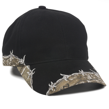 Outdoor Caps: Wholesale Outdoor Barbed Wire Camo Cap - CapWholesalers