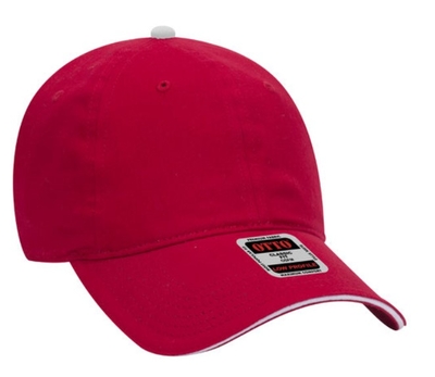 Otto Caps: Brushed Cotton Twill Sandwich Visor Pro Style | CapWholesalers