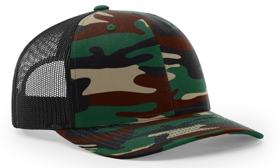 Richardson 112 Trucker Hat Digital Camo Pattern | Twill Embroidered Trucker Cap