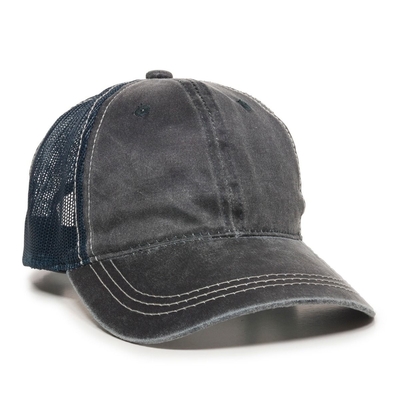 Outdoor Caps: Weathered Cotton Cap & Mesh Back | Wholesale Caps & Hats