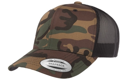 Retro Yupoong Trucker Camo - Wholesale Caps & Hats - Cap Wholesalers