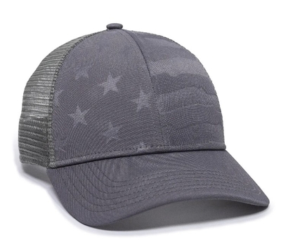 Wholesale Outdoor Hats: USA Flag Hat With 6 Panels & Mesh Back