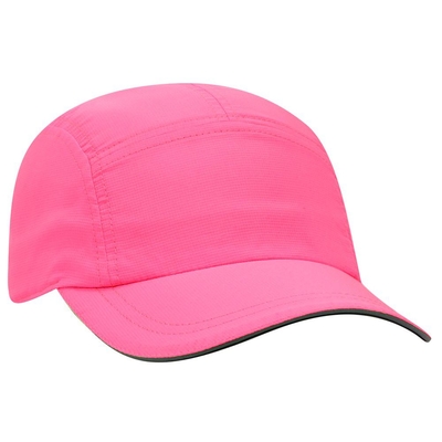 pink running cap