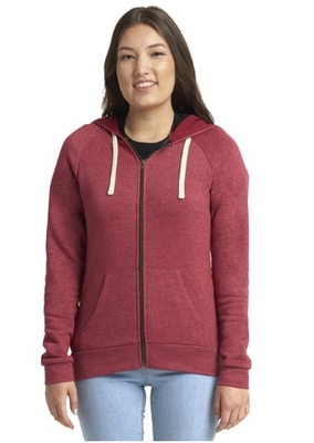 Next Level Ladies PCH Raglan Zip Hoody | Ladies Fleece/Outerwear