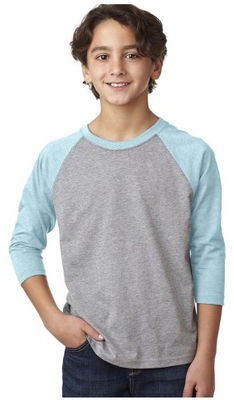 Next Level Youth CVC 3/4-Sleeve Raglan - Cap Wholesalers