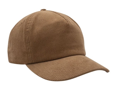 Mega 5 Panel Corduroy Vintage Cap | Wholesale Relaxed Dads Hats