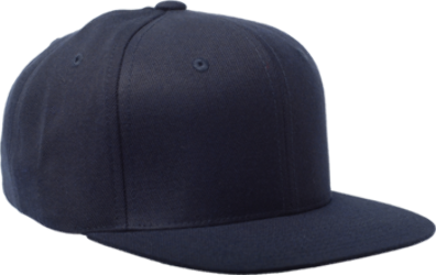 Original Plain Fitted Caps Flat Bill Hats [[ Hatco ]] Solid Colors