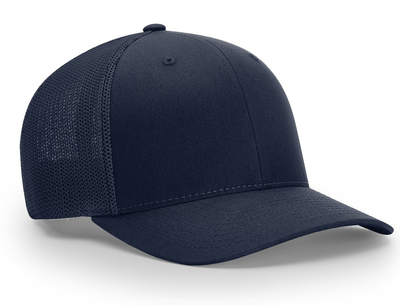 Richardson Caps: Flexfit 6-Panel Blank Caps Cap & Mesh | Back Hats Custom