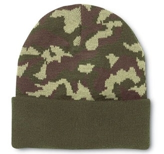 camouflage knit hats