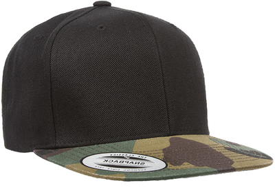 Yupoong Caps: Yupoong Snapback Flexfit Camo Flat CustomizedWear Bill Hat Style 