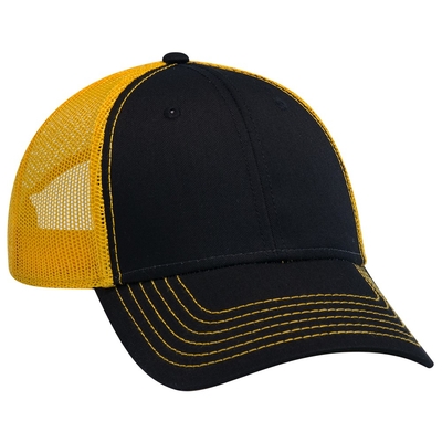 low profile mesh trucker hat