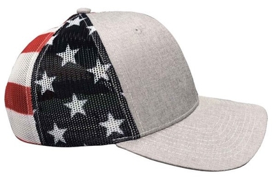 stars and stripes mesh hat