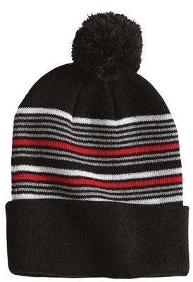 Sportsman Pom Pom Toque, Personalized Pom Pom Beanie