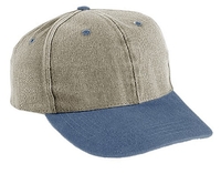 Image Cobra-6-Panel Mid-Profile Washed Cotton Twill Cap with Extended Bill