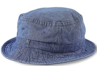 Image Cobra-Stone Washed Denim Bucket Hat