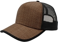 Image Mega 5 Panel Paper Straw Trucker Mesh