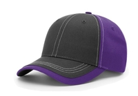 Image Richardson 6 Panel Baseball Charcoal Front Contrast Stitching