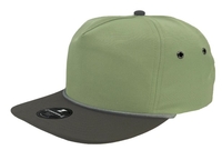 Image Zapped Performance Polyester 5 Panel Rope Flat Bill Snapback